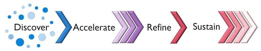 Discover Accelerate Refine Sustain
